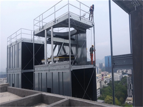方形橫流式低噪音冷卻塔有哪些優點和特點？,方形橫流式冷卻塔